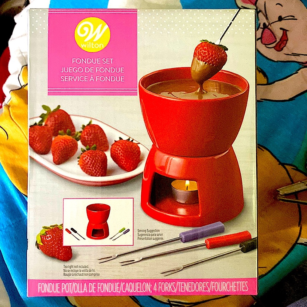 🆕 Ceramic Fondue Set (sealed in original packaging)